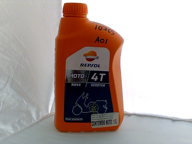 ACEITE REPSOL SCOOTER 4T 5W40 SINTETICO 1L (VENTA EN CAJA DE 12)