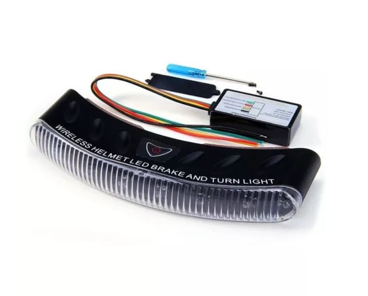 LAMPARA LEDS PARA CASCO, MARCA DIRECCIONALES Y STOP
