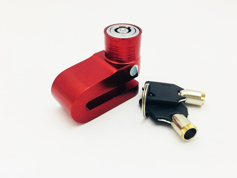 CANDADO JSMX DE DISCO FRENO CORTO ROJO