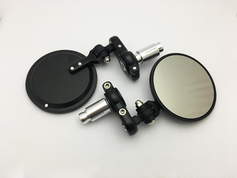 ESPEJOS JSMX TIPO CAFE RACER NEGRO MATE.
