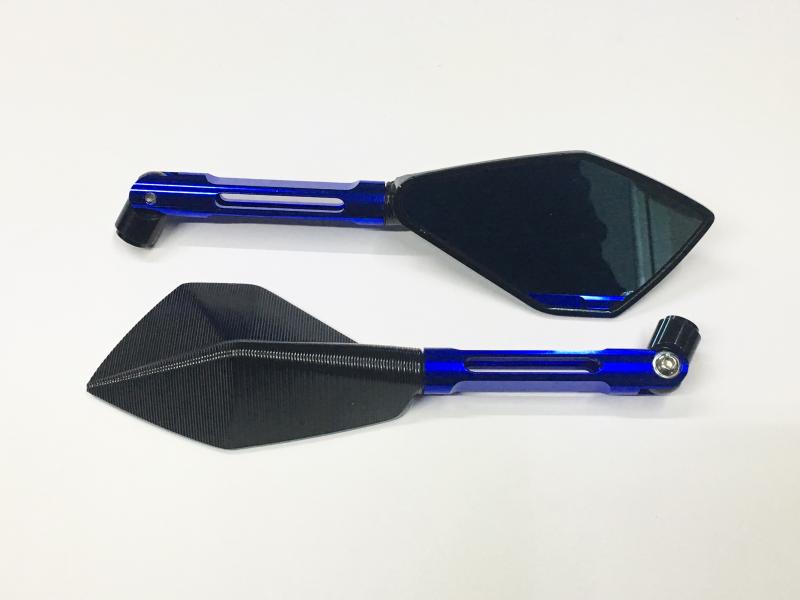 ESPEJOS TRES LADOS METALICO AZUL