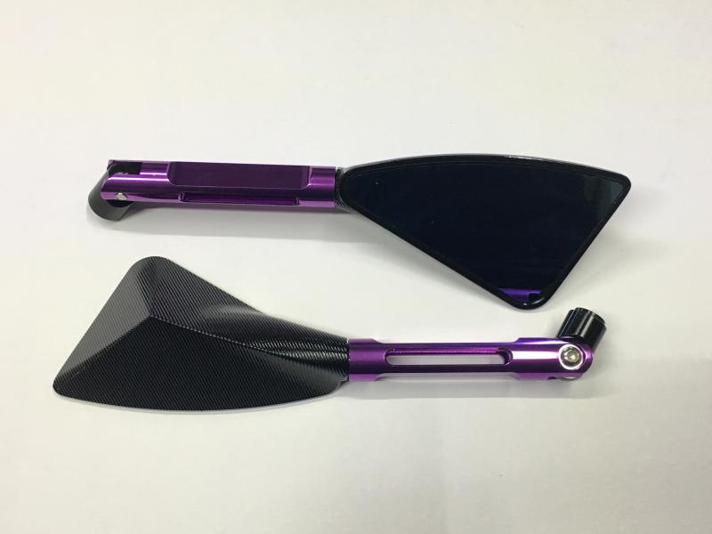 ESPEJOS JSMX TRES LADOS METALICO MORADO