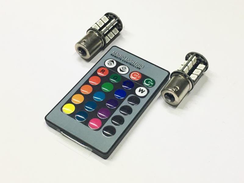 FOCO STOP LEDS C/CONTROL REMOTO DE ESTROBO Y COLORES