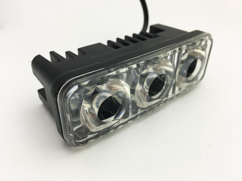 FARO JSMX AUXILIAR LED RECTANGULAR DE 3 LEDS