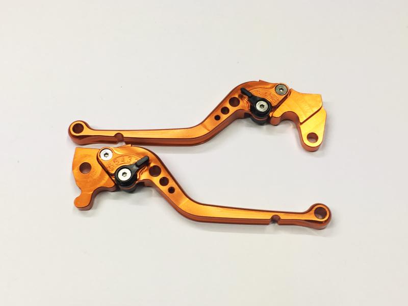 MANIJA EMBRAGUE Y FRENO MOXI YBR NARANJA ALUMINIO