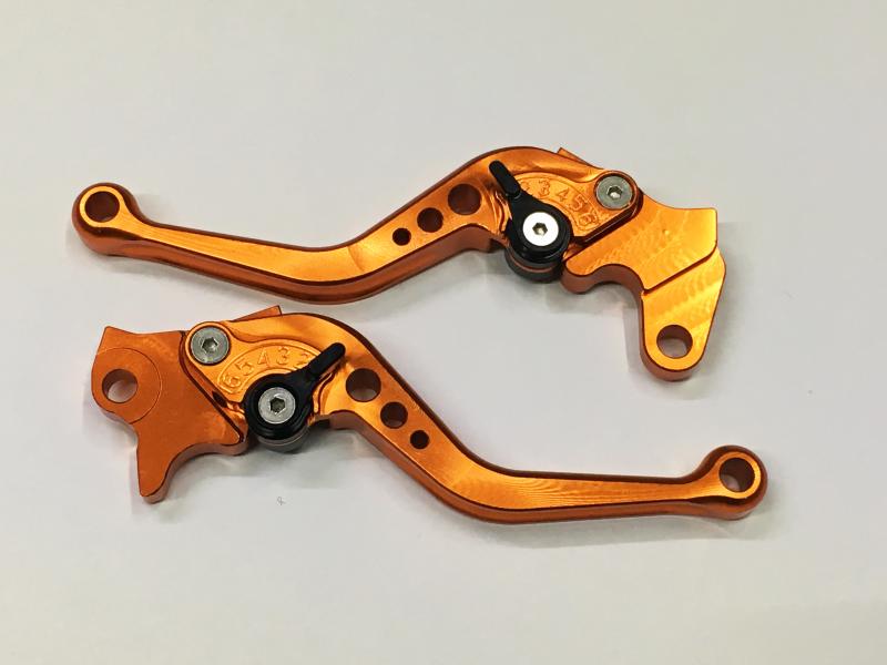 MANIJA EMBRAGUE Y FRENO MOXI FZ16 NARANJA ALUMINIO