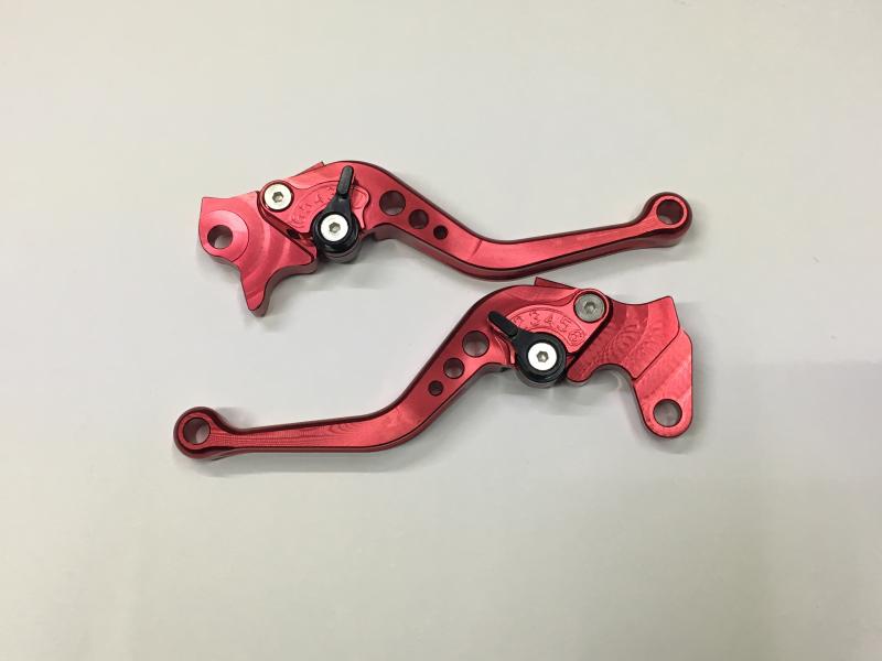 MANIJA EMBRAGUE Y FRENO MOXI FZ16 ROJA ALUMINIO