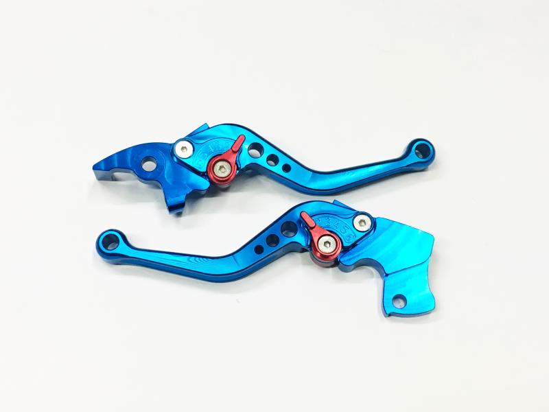 MANIJA EMBRAGUE Y FRENO MOXI NS200 AZUL ALUMINIO