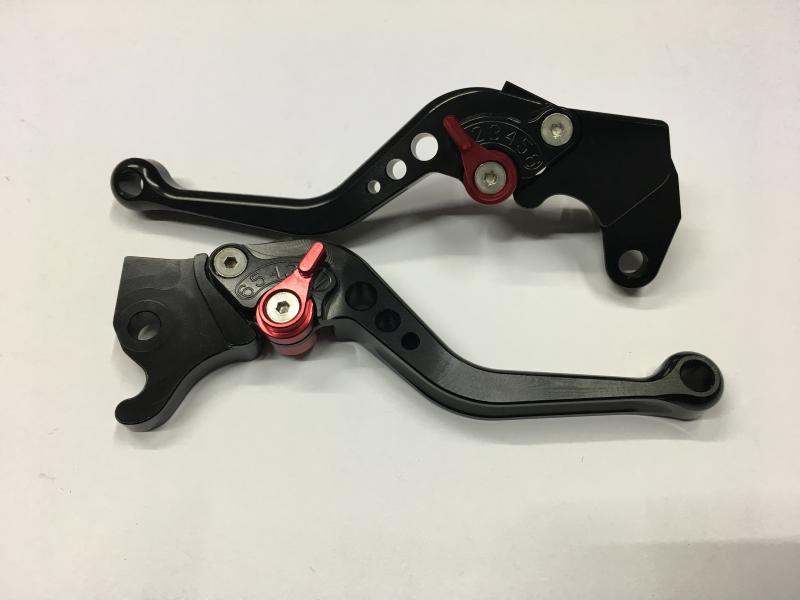 MANIJA EMBRAGUE Y FRENO MOXI R15 NEGRO ALUMINIO