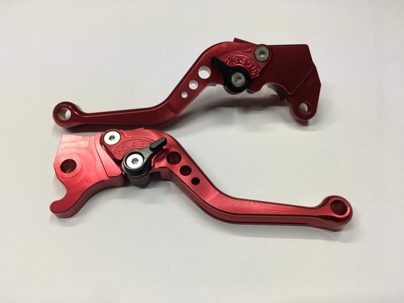MANIJA EMBRAGUE Y FRENO MOXI R15 ROJO ALUMINIO