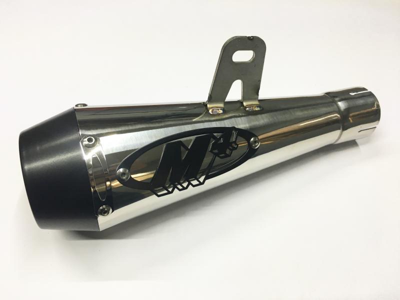 SILENCIADOR DEPORTIVO CONO, PLATA