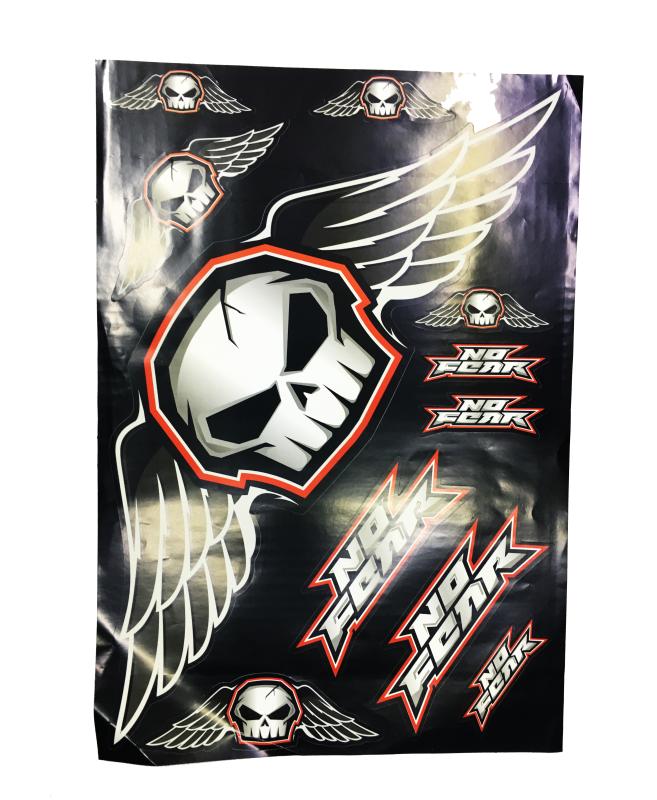 CALCOMANIA CALAVERAS TIPO HARLEY