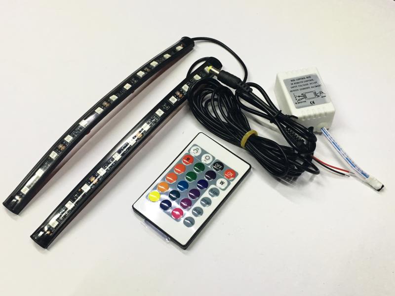 FOCOS LEDS TIRAS CON CONTROL REMOTO DE COLORES