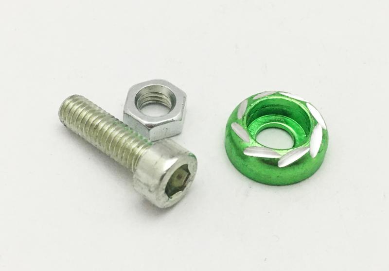 TORNILLO DECORATIVO VERDE REDONDO