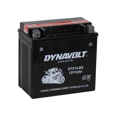 ACUMULADOR DYNAVOLT DTX14-BS (YTX14-BS) SELLADO