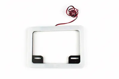 PORTA PLACA 26 LEDS ROJO