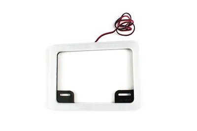 PORTA PLACA 26 LEDS AZUL