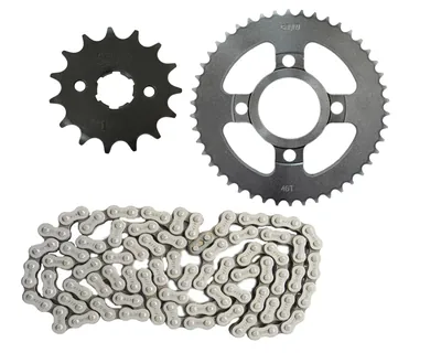 KIT ARRASTRE SAYTO DM200 46X15 CADENA 428-136