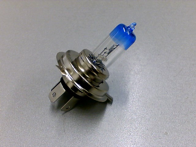 FOCO FARO HALOGENO H4 18W PUNTA AZUL (MOTONETAS, HONDA CARGO 125)