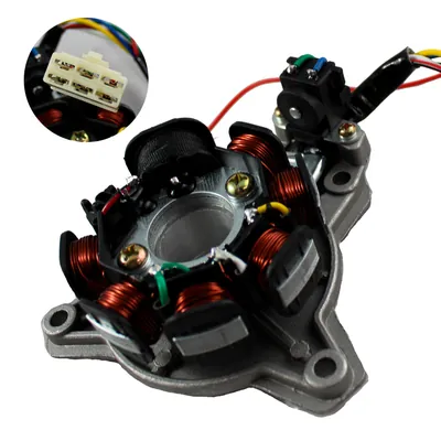 ESTATOR ALESSIA 7 BOBINAS DM150 10-17/DT150 SPORT 17/FT125TS 16-17/FT150G 16-17/FT150GT GRAFITO 13-14/FT150GTS 16-17