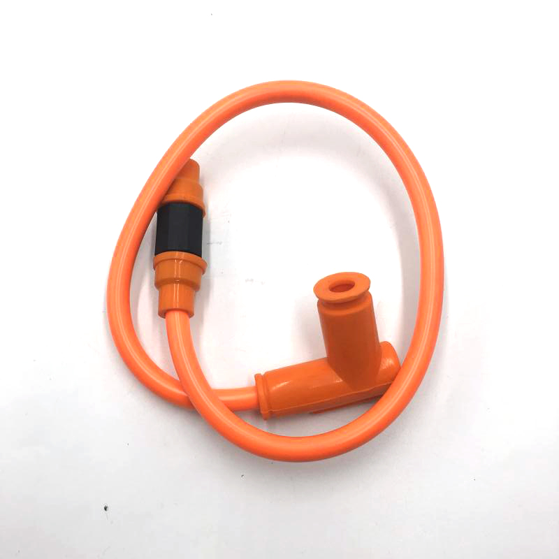 CABLE BUJIA C/CAPUCHON NARANJA