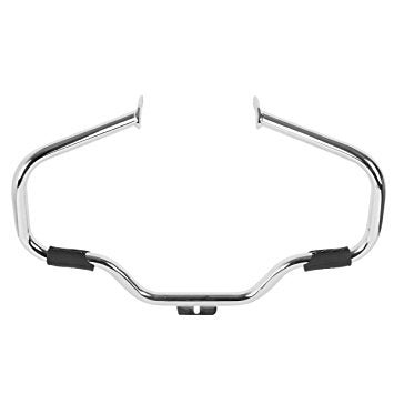 DEFENSA DE MOTOR CON BASES POSAPIES PARA HD FLSTC SOFTAILS FATBOY HERITAGE DELUXE CROMO
