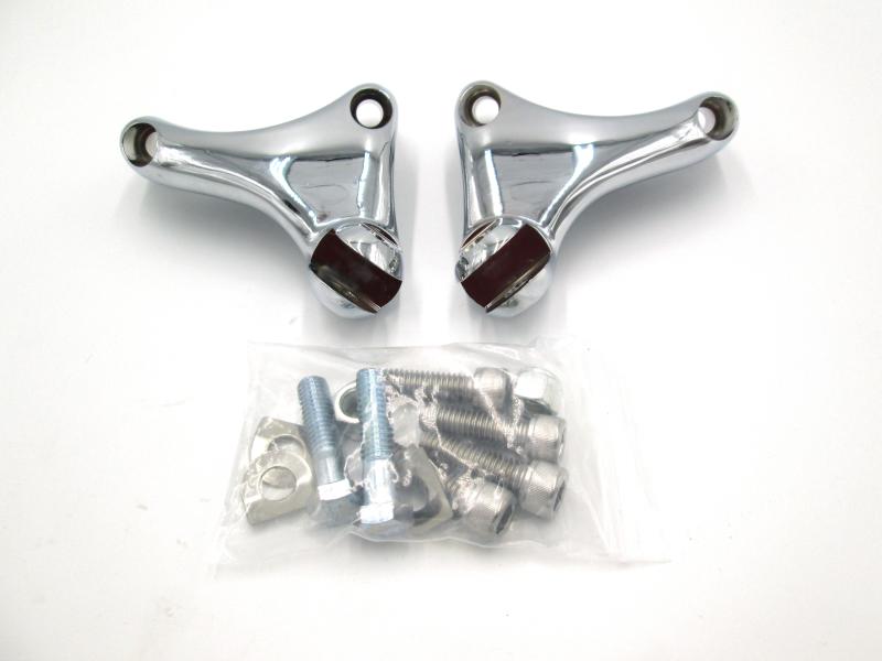 BASES TRASERAS PARA POSAPIES PARA HD SPORTSTER 883 1200 04-13 CROMO