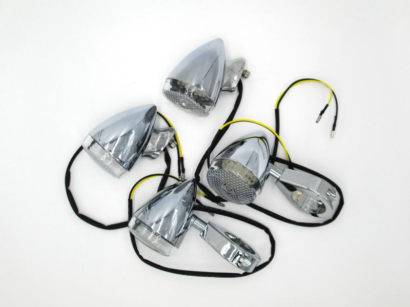 DIRECCIONAL JGO (4PZAS) CON BASES PARA BARRAS HARLEY DAVIDSON