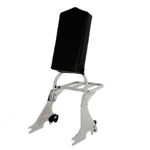 RESPALDO DE ASIENTO CON PARRILLA CROMO PARA HD SPORTSTER XL883 XL1200 14-17