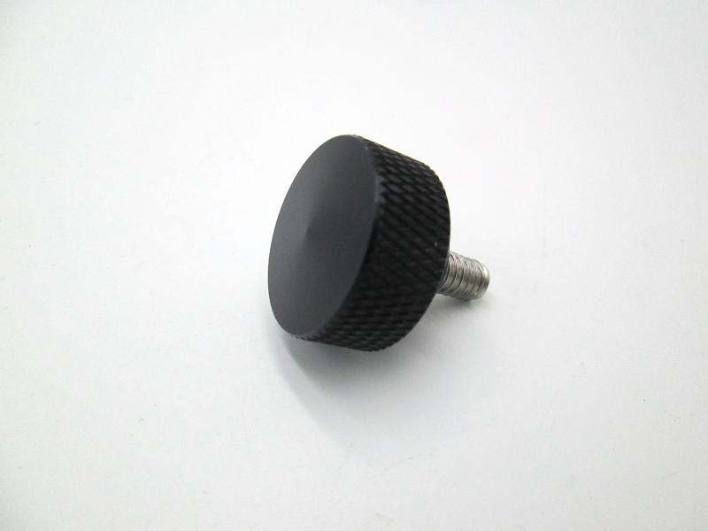 TORNILLO DE AJUSTE DE ASIENTO 1/4-20 HD SPORTSTER 97-19 NEGRO
