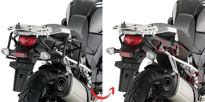 SOPORTES LAT SUZ DL1000 V STROM 14-17 KLR3105 KAPPA