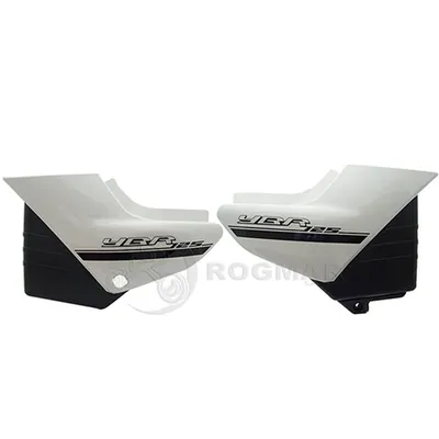 CUBIERTA LATERAL ROGMAR YBR125 EXPRESS (JGO) BLANCA