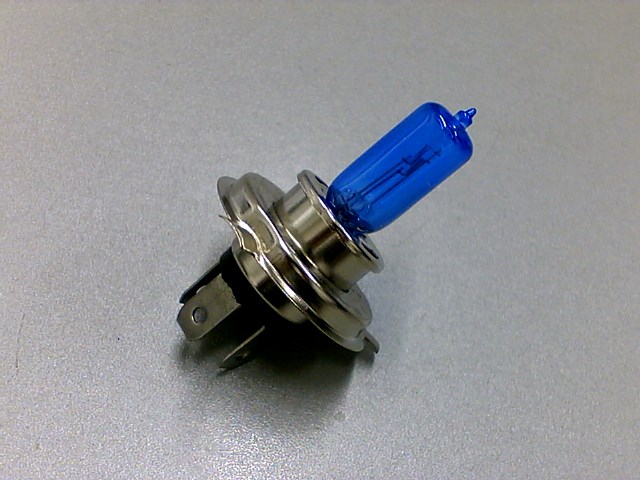 FOCO FARO HALOGENO H4 35W AZUL COMPLETO (MOTONETAS, HONDA CARGO 125)
