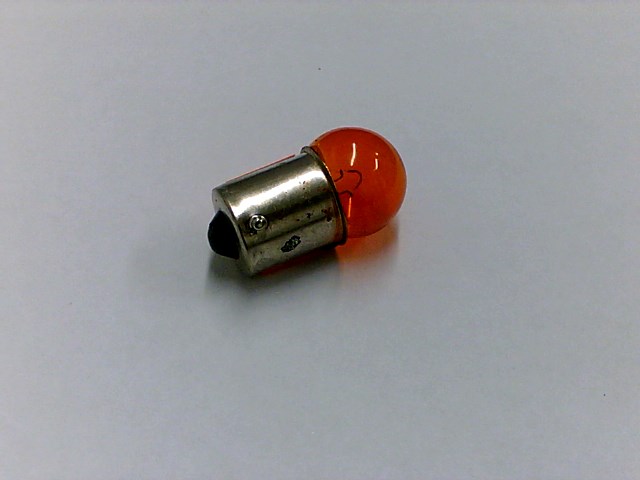 FOCO DIRECCIONAL UN POLO AMBAR MEDIANO 12V10W (CAJA 20 PZAS)