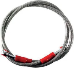 MANGUERA FRENO UNIVERSAL 1M PLATA