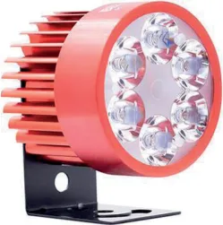 FARO MASUDA AUXILIAR LEDS P/MOTOCICLETA IR1571 8-80V 6W ROJO