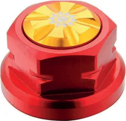 TUERCA DE COLUMNA DIRECCION ROJO