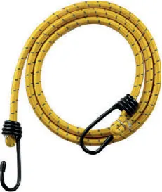CUERDA ELASTICA MASUDA AMARILLO REFORZADA REFLEJANTE IRON RACING 1.50M*10MM