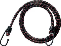 CUERDA ELASTICA MASUDA NEGRO REFORZADA REFLEJANTE IRON RACING 1.50M*10MM