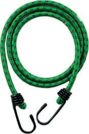 CUERDA ELASTICA MASUDA VERDE REFORZADA REFLEJANTE IRON RACING 1.50M*10MM