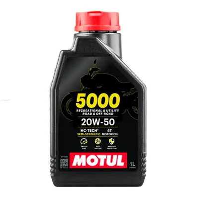 ACEITE 5000 MOTUL 4T 20W50 SEMI SINTETICO