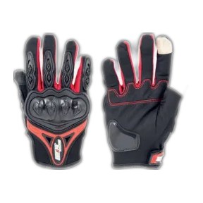 GUANTE IRON RACING TACTIL TOUCH NAVEGADOR ROJO TALLA M