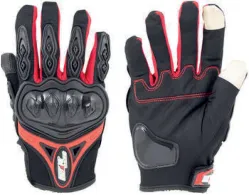 GUANTE IRON RACING TACTIL TOUCH NAVEGADOR ROJO TALLA XXL