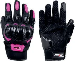 GUANTE IRON RACING SPEED NEON-ROSA TALLA M