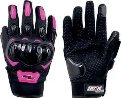 GUANTE IRON RACING SPEED NEON-ROSA TALLA L