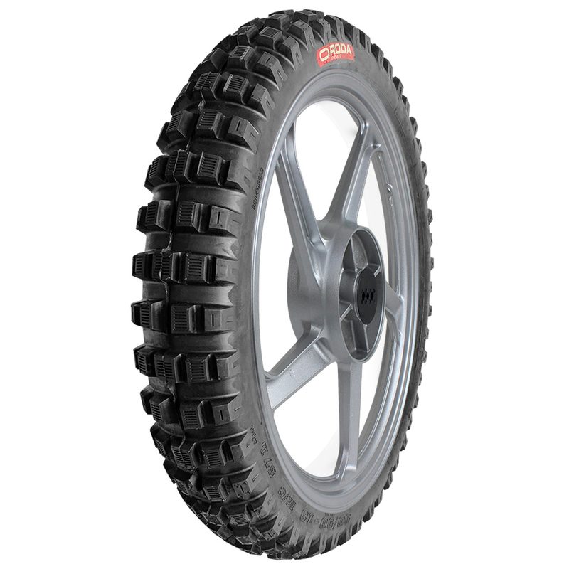 LLANTA RODA 90/90-18 S/C DOBLE PROPOSITO 6PR