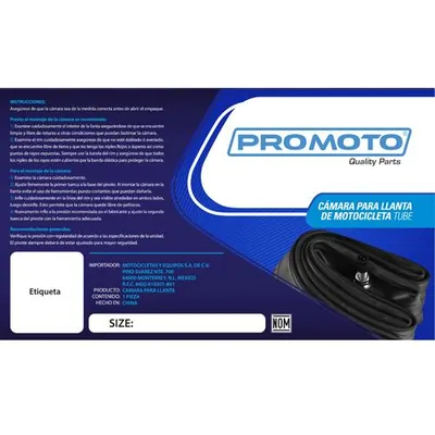 CAMARA PROMOTO 110/90-16