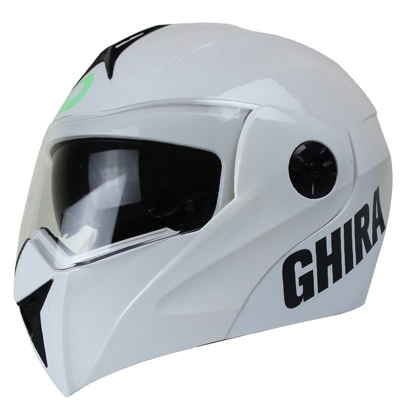 CASCO GHIRA GH1000 S BLANCO ABATIBLE SVS