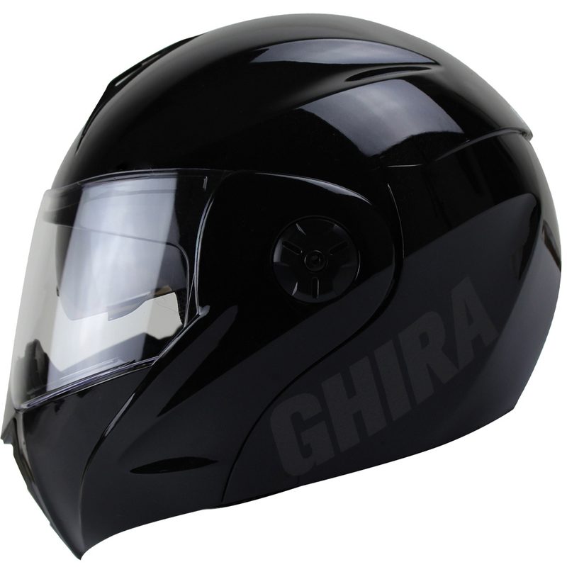CASCO GHIRA GH1000 M NEGRO MATE ABATIBLE SVS
