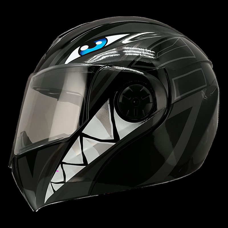 CASCO GHIRA GH1000 M GRIS SUBTEX ABATIBLE SVS